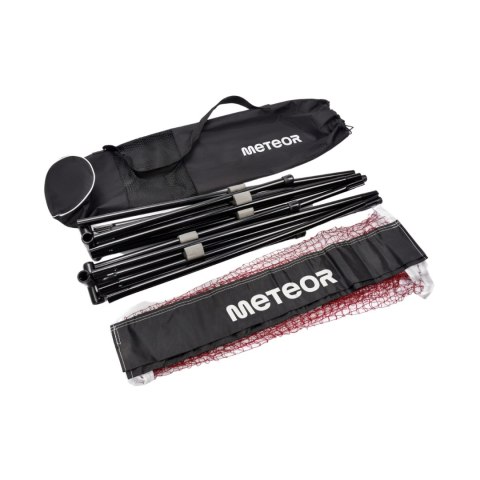 Siatka do badmintona, tenisa, siatkówki 3w1 + słupki Meteor 5.1 x 2.2 m 17602