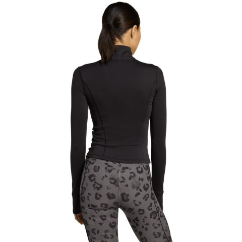 Bluza damska adidas Optime Essentials Full-Zip czarna JM9185