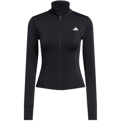 Bluza damska adidas Optime Essentials Full-Zip czarna JM9185