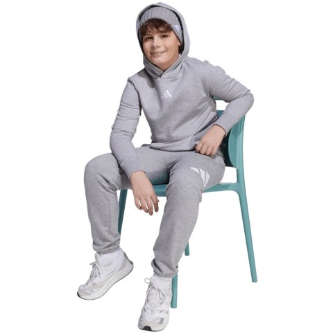 Bluza dla dzieci adidas Essentials Hoodie szara JV9995