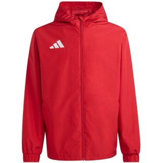 Kurtka męska adidas Entrada 26 All Weather czerwona JZ9100