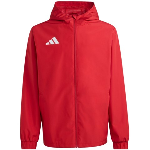 Kurtka męska adidas Entrada 26 All Weather czerwona JZ9100