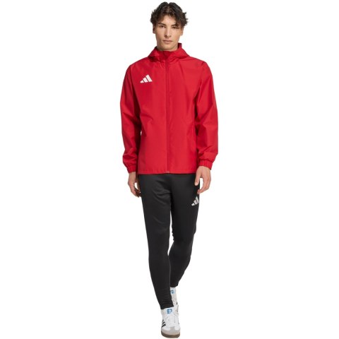 Kurtka męska adidas Entrada 26 All Weather czerwona JZ9100