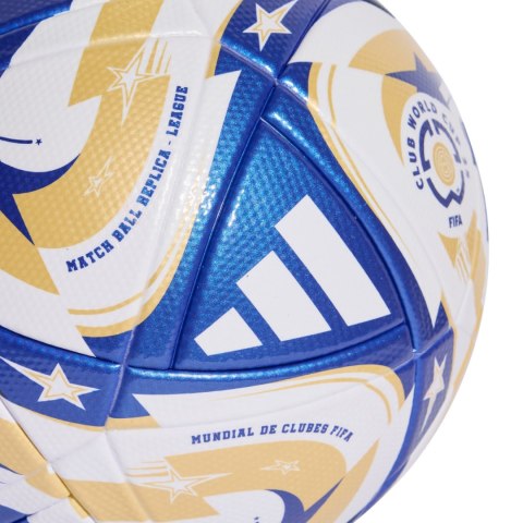Piłka nożna adidas Mundial de Clubes FIFA Final League biało-niebiesko-złota JP3072