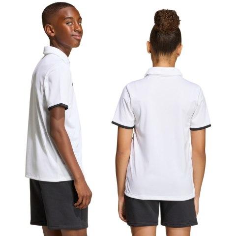 Koszulka dla dzieci adidas Entrada 26 Polo biała JZ6624