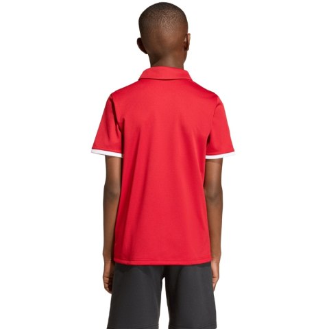 Koszulka dla dzieci adidas Entrada 26 Polo czerwona JZ6626