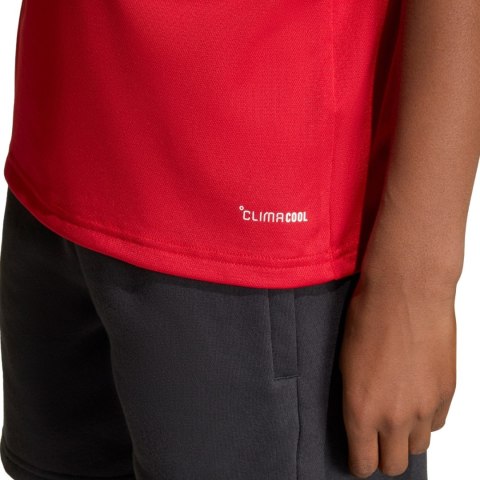 Koszulka dla dzieci adidas Entrada 26 Polo czerwona JZ6626