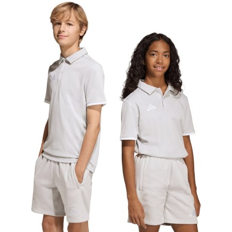 Koszulka dla dzieci adidas Entrada 26 Polo jasnoszara JZ6628