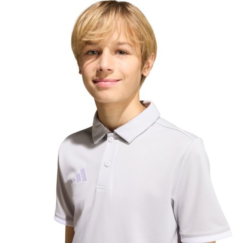Koszulka dla dzieci adidas Entrada 26 Polo jasnoszara JZ6628
