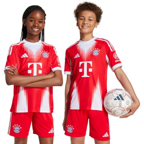 Koszulka dla dzieci adidas FC Bayern 25/26 Home czerwona JN8525