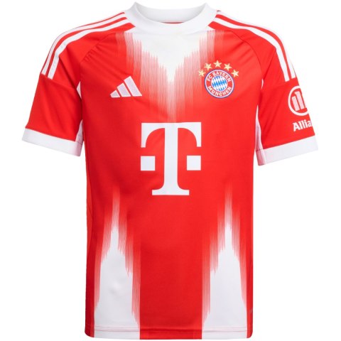 Koszulka dla dzieci adidas FC Bayern 25/26 Home czerwona JN8525