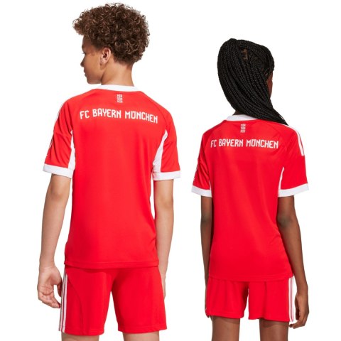 Koszulka dla dzieci adidas FC Bayern 25/26 Home czerwona JN8525