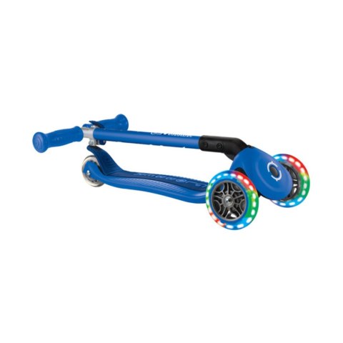 Hulajnoga SMJ Globber 3-kołowa 432-100-3 Primo Foldable Lights niebieska