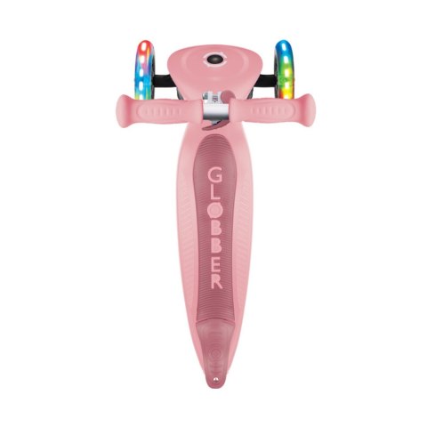 Hulajnoga SMJ Globber 3-kołowa 432-211-3 Primo Foldable Lights pastelowy róż