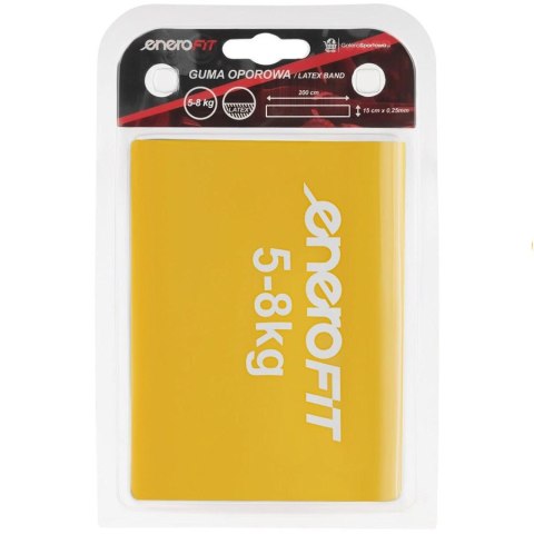 Taśma do aerobiku Enero 2000x150x0,25mm 5-8kg żółta