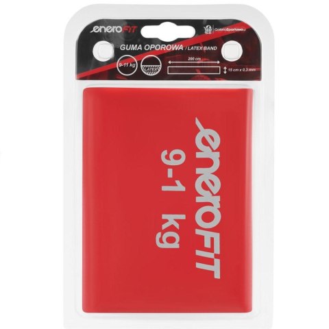 Taśma do aerobiku Enero 2000x150x0,30mm 9-11kg czerwona