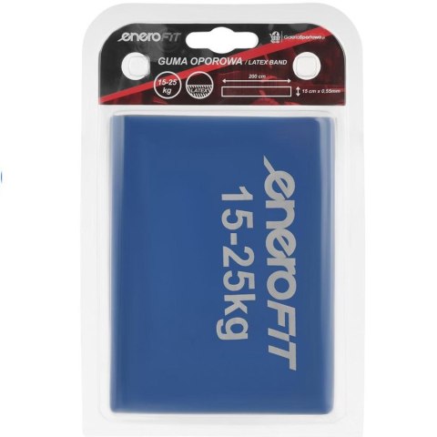 Taśma do aerobiku Enero 2000x150x0,55mm 15-25kg niebieska