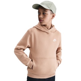 Bluza dla dzieci Nike Sportswear Club Fleece beżowa FD3000 200