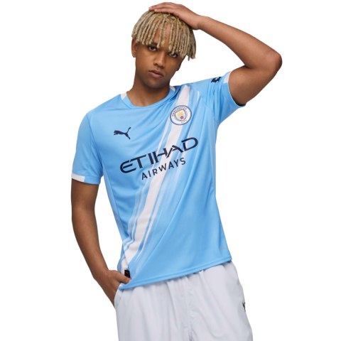 Koszulka męska Puma MCFC Home Jersey Replica błękitna 780338 01