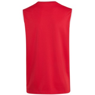 Koszulka dla dzieci adidas Entrada 26 Sleeveless Jersey czerwona KB3937