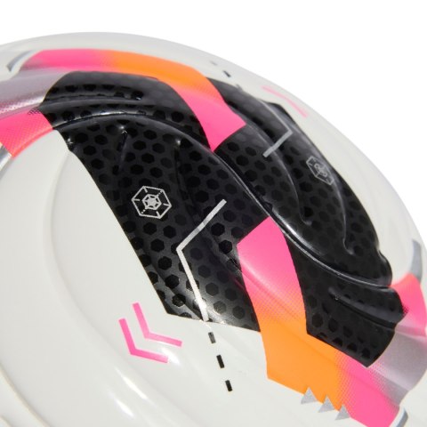 Piłka nożna adidas Conext 26 Mini biało-czarno-różowa KE5868