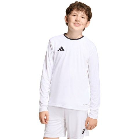 Koszulka dla dzieci adidas Entrada 26 Long Sleeve Jersey biała KF5874