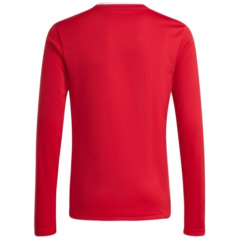 Koszulka dla dzieci adidas Entrada 26 Long Sleeve Jersey czerwona KF5878