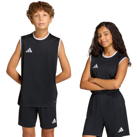 Koszulka dla dzieci adidas Entrada 26 Sleeveless Jersey czarna KB3933