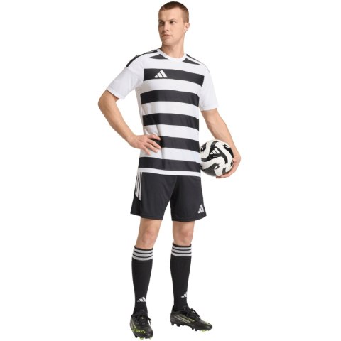Koszulka męska adidas Hooped 26 Jersey biało-czarna KS6949
