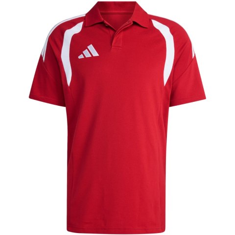 Koszulka męska adidas Tiro 26 League Polo czerwona KF3400