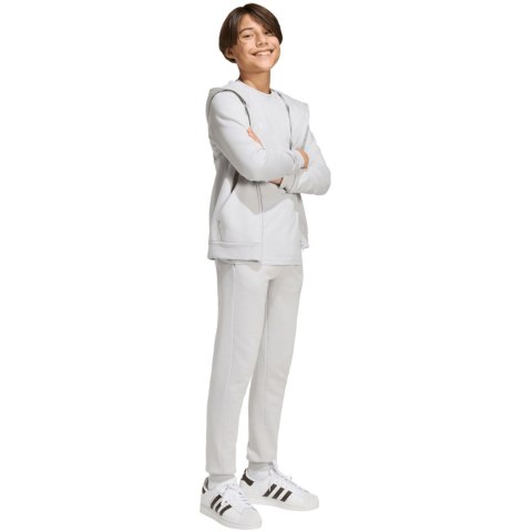 Bluza dla dzieci adidas Entrada 26 Full Zip Hoodie jasnoszara KH1779