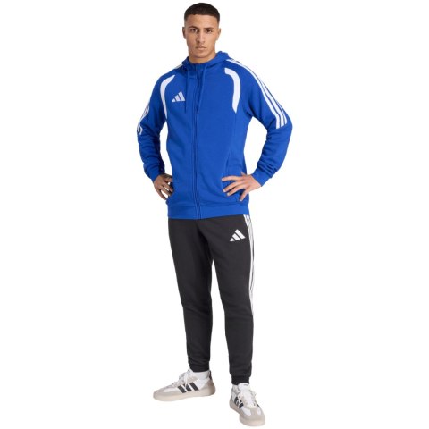 Bluza męska adidas Tiro 26 League Sweat Full Zip Hoodie niebieska KF9105