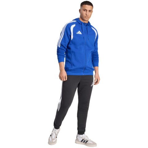 Bluza męska adidas Tiro 26 League Sweat Full Zip Hoodie niebieska KF9105