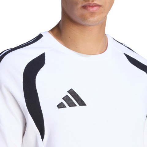 Koszulka męska adidas Tiro 26 League Tee biało-czarna KC3698