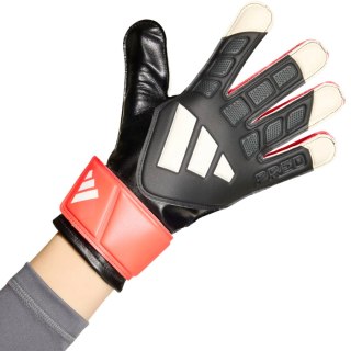 Rękawice bramkarskie dla dzieci adidas Predator Training czarno-biało-czerwone KR0472