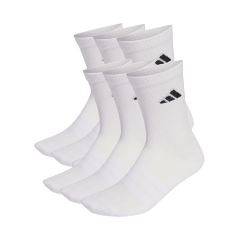 Skarpety adidas Cushioned Crew Essentials 6p białe KE5498