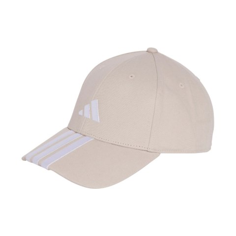 Czapka z daszkiem adidas 3-Stripes New Logo Baseball beżowa JW6036