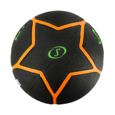 Piłka do koszykówki Spalding Highlight czarno-zielono-pomarańczowa 84354Z