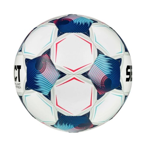 Piłka nożna Select Brillant Replica v25 biało-niebieska 19349