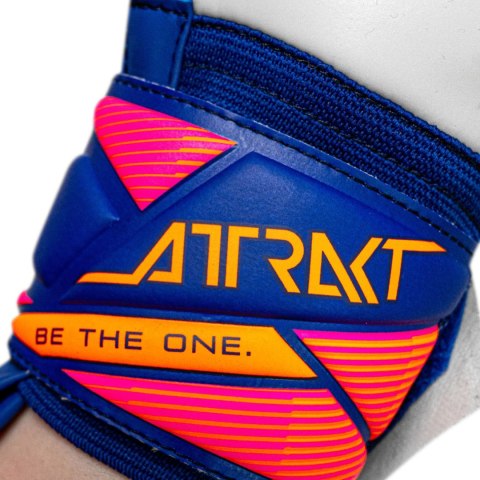 Rękawice bramkarskie Reusch Attrakt Solid niebieskie 5670515 4126