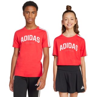 Koszulka dla dzieci adidas Codes Collegiate Graphic czerwona JI6673