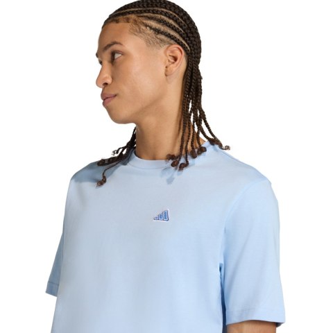 Koszulka męska adidas Color Icon Graphic błękitna KT4447