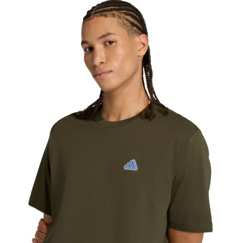 Koszulka męska adidas Color Icon Graphic oliwkowa KT4448