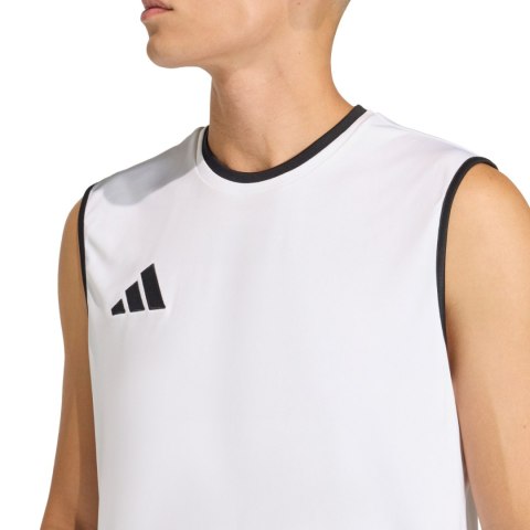 Koszulka męska adidas Entrada 26 Sleeveless Jersey biała KB3928