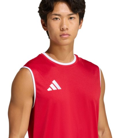 Koszulka męska adidas Entrada 26 Sleeveless Jersey czerwona KB3932