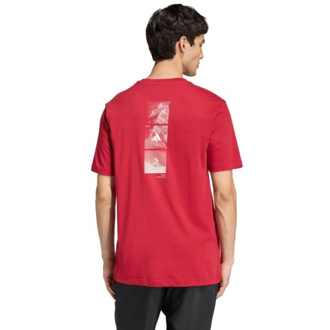 Koszulka męska adidas Outdoor Mountain Biking Graphic czerwona KB2538