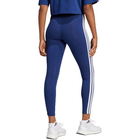 Legginsy damskie adidas Essentials 3-Stripes Cotton ciemnoniebieskie JE0067