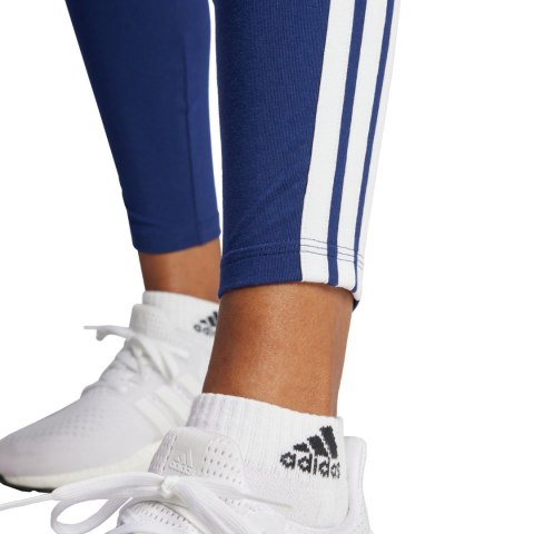 Legginsy damskie adidas Essentials 3-Stripes Cotton ciemnoniebieskie JE0067