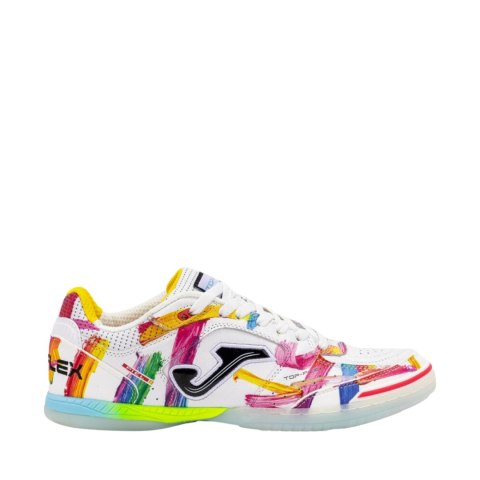 Buty piłkarskie Joma Top Flex Indoor 2676 białe TOPS2676IN