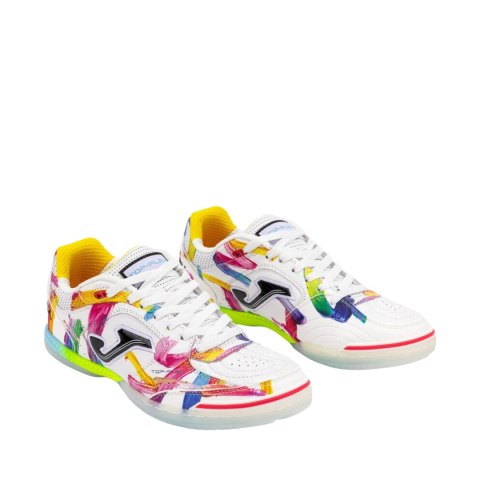 Buty piłkarskie Joma Top Flex Indoor 2676 białe TOPS2676IN